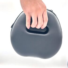 حافظة ذكية لسماعات Apple AirPods Max تدعم وضع السكون، حقيبة تخزين قابلة للحمل وغطاء للسفر (أسود)