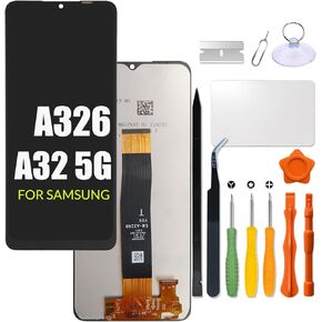 Replacement for Samsung Galaxy A32 5G A326 LCD Screen for Samsung A326B A326U A326U1 A326T A326W A326K A326J Touch Screen Assembly Internal Digitizer with Repair kit(not A32 4G)
