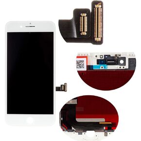for iPhone 7 Plus 5.5 Inch Front Glass LCD Digitizer Display Screen Replacement Full Frame Touchscreen Assembly Set White