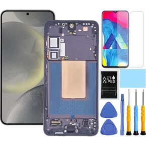 ZTOOYO【Only for US Version】 AMOLED for Samsung Galaxy S24+ Plus 5G Screen Replacement for Samsung S24 Plus Screen Replacement with Frame SM-S926u S926a S926w LCD Display digitizer Touch Screen Black