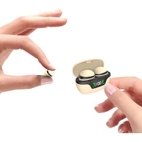 Wireless Mini Small Invisible Earbuds Hidden for Work Bluetooth Micro Tiny Smallest Earbuds for Small Ears Bluetooth Invisible Small Ear Buds Discreet Low Profile Spy Earpiece