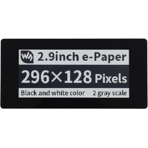 Waveshare 2.9inch Touch E-Paper E-Ink Display HAT Compatible with Raspberry Pi4B/3B+/3B/2B/B+/A+/Zero/Zero W/WH/Zero 2W 296×128 Pixels 5-Points Capacitive Touch SPI Interface Support Partial Refresh