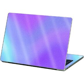 MightySkins Glossy Glitter Skin Compatible with Apple MacBook Air 13.6" M2 (2022) - Purple Fog | Protective, Durable High-Gloss Glitter Finish | Easy to Apply and Change Styles | Made in The USA