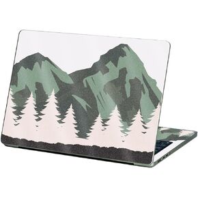 MightySkins Glossy Glitter Skin Compatible with Apple MacBook Air 13.6" M2 (2022) - Forest Range | Protective, Durable High-Gloss Glitter Finish | Easy to Apply and Change Styles | Made in The USA