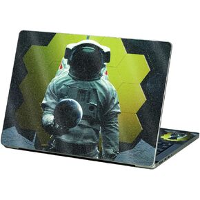 MightySkins Glossy Glitter Skin Compatible With Apple MacBook Pro 13" M2 (2022) - World In Your Hand | Protective, Durable High-Gloss Glitter Finish | Easy To Apply and Change Styles | Made in the USA