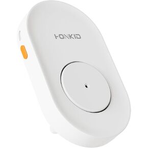 HONKID محرك الماوس غير القابل للاكتشاف مع مفتاح تشغيل/إيقاف ومنفذ USB بدون محرك، يحاكي حركة الماوس المادية تلقائيًا، يمنع الكمبيوتر المحمول غير النشط/الإغلاق (أبيض)