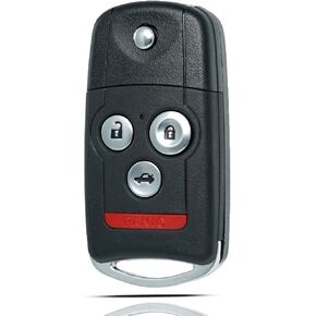 Key Fob Keyless Entry Fits for Acura MDX RDX 2007 2008 2009 2010 2011 2012 2013 Remote Control Flip Key Replacement N5F0602A1A 35111-STX-326 4 Button