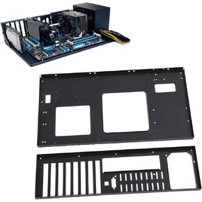 DIY Computer Motherboard Case Rack, Open Chassis Case Rack for MATX ITX Motherboards, Mining Rig Frame Support X79 X99 Dual Servers Mainboard