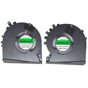 Replacement New CPU & GPU Cooling Fan for HP Pavilion 15-DK 15-DKXXX 15-DK0010NR 15-DK0018CA 0020NR 30NR 0041NR 42NR 0046NR 15-DK0068VM 15-DK0055WM TPN-C141 Series L57170-001 L56900-001 Fan