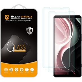 Supershieldz (2 Pack) Designed for Sony (Xperia 1 VI) Tempered Glass Screen Protector, Anti Scratch, Bubble Free