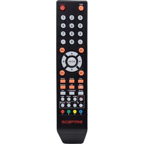 8142026670003C TV Remote Control Compatible with Sceptre 8142026670003C for Sceptre TVs E165BV(WV)-SS E168BV(WV)-SS E205BV-SMQCC E325BV-SR E328BV(WV)-SR
