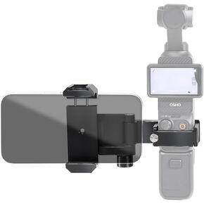 Phone Holder Mount Clip Expansion Accessories for DJI Osmo Pocket 3 Adapter with 1/4"Thread Hole, Cellphone Holder Compatible with Tripod and Extension Rod for Pocket3 Phone Mount