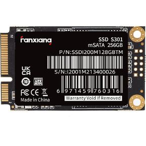 fanxiang S301 2TB mSATA SSD Mini SATA III 6Gb/s Internal Solid State Drive, 3D NAND, Compatible with Ultrabook Desktop PC Laptop