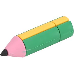 Cyrank 128gb USB Flash Drive, Cute Pencil Model Pen Drive Thumb Drive for Data Storage Mini Portable USB Disk USB Memory Stick for Music Picture Data Transfer USB Stick for Laptop Tablet Computer PC