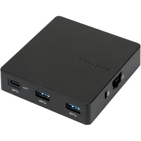 BLK USB-C Travel Dock W/PWR