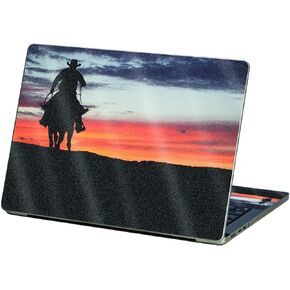MightySkins Glossy Glitter Skin Compatible with Apple MacBook Pro 13" M2 (2022) - Lone Rider | Protective, Durable High-Gloss Glitter Finish | Easy to Apply and Change Styles | Made in The USA