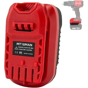 MT18MAN Battery Adapter for Makita for Craftsman 20V, Adapter for Makita 18V Lithium Battery Converter for Craftsman 20V V20 Power Tools (No Battery)
