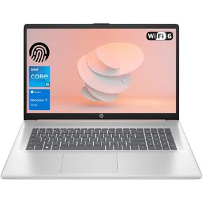 HP Newest i5 17.3" FHD Laptop, Intel Core i5-1334U, Intel Iris Xe Graphics, 16GB RAM, 1TB PCIe SSD, Fingerprint Reader, Backlit KB, Webcam, Wi-Fi 6, HDMI, Windows 11 Home, Rose