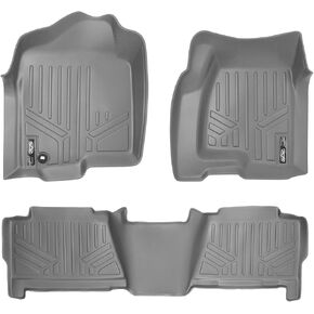 MAXLINER Floor Mats Liner Set Compatible with 1999-2007 Silverado/Sierra 1500/2500/3500 Crew Cab / 2000-2006 Escalade/Suburban/Yukon XL