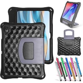 Case for Onn 10.1 Inch Tablet (2024 Model) Gen 4 - Shockproof Lightweight Protective EVA Kids Kickstand Cover Case + 1 Stylus (Purple)