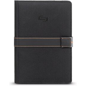Solo New York Metro Universal Fit Tablet/eReader Booklet, 5.5" to 8.5", Black/Orange