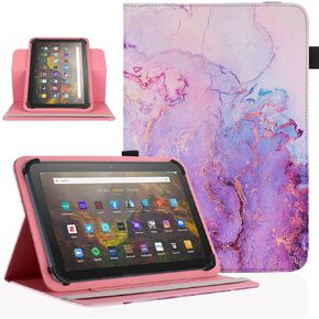 Universal 10 10.1 Inch Android Tablet Case,360 Degree Rotatable Kickstand Multiple Viewing 9.5"-10.5" Inch Tablet Protective Cover for 9" 9.6" 9.7" 10.1" 10.5" Touchscreen Tablet,Vase