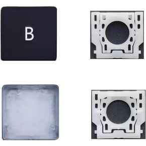 Replacement Individual B Key Cap and Hinges are Applicable for Surface Pro 4/5/6/7 1724 1796 1807 1866 (Black) Keyboard to Replace The B Key Cap and Hinge
