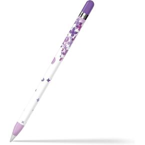 Tacky design Butterflies Skin Compatible with Apple Stickers - Vinyl 3m, Purple Apple Pencil Skin, Apple Pencil Cover Full wrap (2nd Generation)