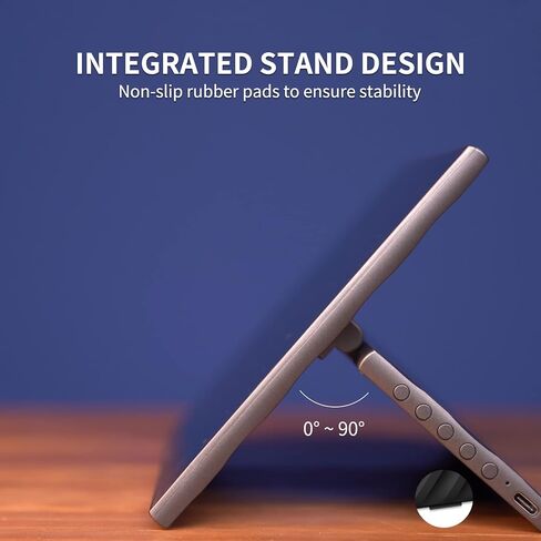 شاشة محمولة FEELWORLD DH101 مقاس 10.1 بوصة، شاشة كمبيوتر خارجية مع مكبرات صوت USB من النوع C HDMI مزدوجة لأجهزة الكمبيوتر المحمول وأجهزة الكمبيوتر المحمولة وهاتف MAC وRaspberry Pi وألعاب PS4 PS5 Xbox Switch in Kuwait