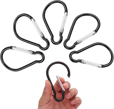 Large Carabiner Clip 4" Aluminum Carabiner Clip Big Spring Snap Key Chain Hook Caribeaner for Outdoor Use Durable Carabeaner Keychain Clip Great for Outdoors Keychains and Gear Organization in Saudi Arabia
