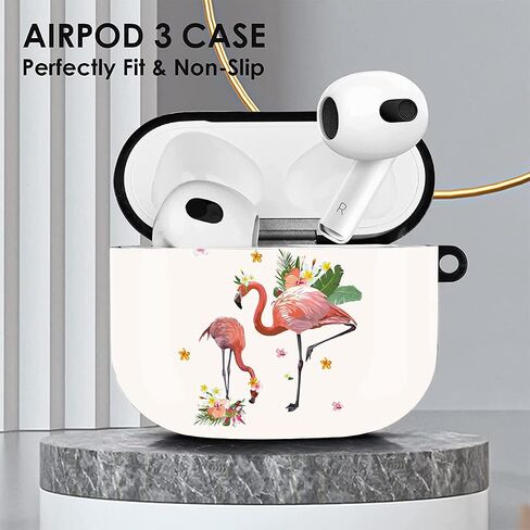 AirPods 3 Case 2021, AirPods 3rd Third Generation 2021 Protective Cover ，Premium TPU Shockproof Protective Cover for AirPods 3rd with Keychain （Baseball Fire） in Saudi Arabia