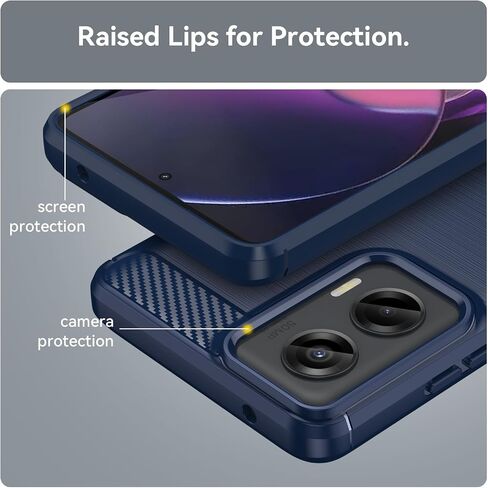 for Moto G Stylus 5G 2024 Case: with 2pcs Screen Protector Shock-Absorption Flexible TPU Rubber Protective Phone Cover for Motorola G Stylus 5G 2024(Black) in Kuwait