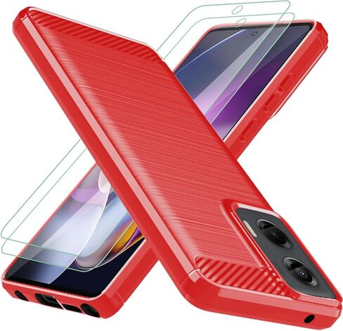 for Moto G Stylus 5G 2024 Case: with 2pcs Screen Protector Shock-Absorption Flexible TPU Rubber Protective Phone Cover for Motorola G Stylus 5G 2024(Black) in Kuwait