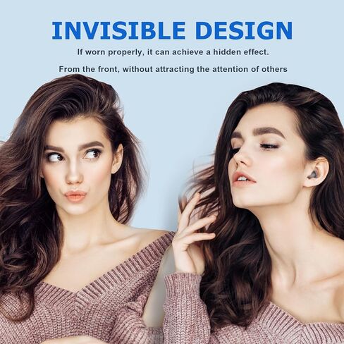 Wireless Mini Small Invisible Earbuds Hidden for Work Bluetooth Micro Tiny Smallest Earbuds for Small Ears Bluetooth Invisible Small Ear Buds Discreet Low Profile Spy Earpiece in Saudi Arabia