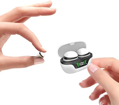 Wireless Mini Small Invisible Earbuds Hidden for Work Bluetooth Micro Tiny Smallest Earbuds for Small Ears Bluetooth Invisible Small Ear Buds Discreet Low Profile Spy Earpiece in Saudi Arabia