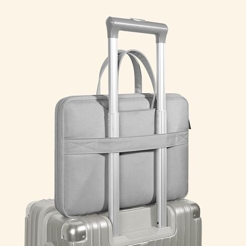 حقيبة كمبيوتر محمول TSA 13 13.3 14 بوصة مقاومة للماء مع حماية من 3 طبقات، جيوب، متوافقة مع MacBook Air Pro Max M1 M2 M3 HP Dell ASUS Acer Chromebook، أسود in Kuwait