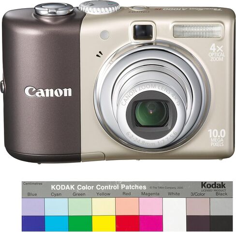 كاميرا Canon Powershot A1000IS الرقمية بدقة 10 ميجابكسل مع تكبير بصري للصورة 4x (بني) (متجدد) in Saudi Arabia
