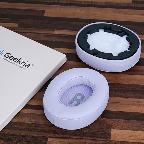 Geekria QuickFit Replacement Ear Pads for JBL Tune 700BT, Tune 750BTNC, Tune 710BT, Tune 720BT, Tune 760NC, Tune 770NC Wireless Headphones Ear Cushions, Ear Cups Cover Repair Parts (Purple) in Saudi Arabia