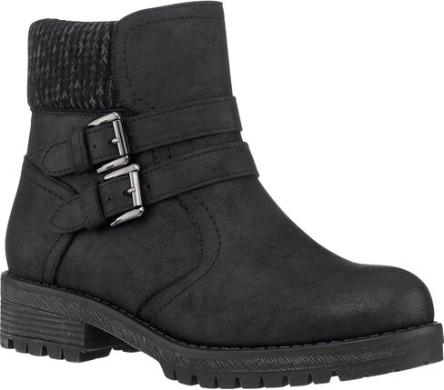 أحذية طويلة للكاحل للسيدات من GC Shoes، أحذية مريحة للمهرجانات، أحذية عصرية مضادة للانزلاق، أحذية للدراجات النارية بسحاب للنساء in Kuwait