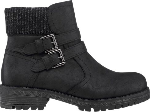 أحذية طويلة للكاحل للسيدات من GC Shoes، أحذية مريحة للمهرجانات، أحذية عصرية مضادة للانزلاق، أحذية للدراجات النارية بسحاب للنساء in Kuwait