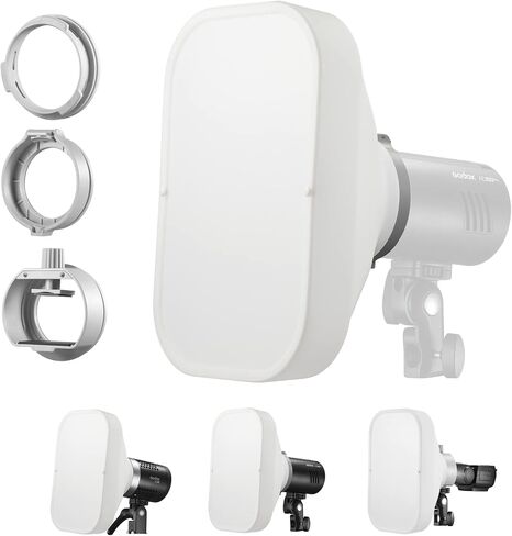 طقم خيمة ناعمة Godox ML-CS1625 (متضمنة 3 محولات) لـ ML30 MLBI ML60 ML60BI V1S V1C V1N V1F V1O V860III-S TT685S AD300PRO AD400PRO (ML-CD1625) in Saudi Arabia