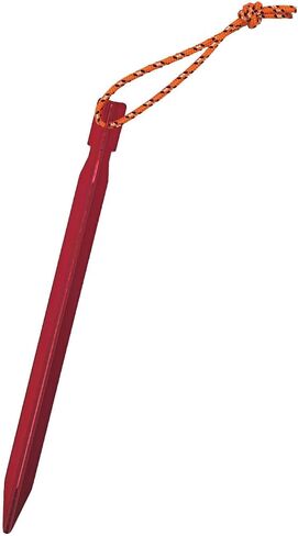 15Pack Tent Stakes, 7075 Aluminum Tent Stakes Heavy Duty, Lightweight Metal Stakes with Pull Rope, Tent Pegs for Backpacking, Durable Camping Tent Accessories, Orange in Saudi Arabia