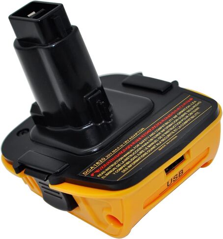 Battery Adapter DCA1820 Replacement for Dewalt 18V to 20V Adapter, Convert Dewalt 20V Lithium Battery DCB204 DCB205 DCB206 DCB606 to Dewalt 18V NiCad NiMh Battery Tools in Saudi Arabia