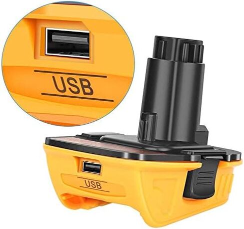 Battery Adapter DCA1820 Replacement for Dewalt 18V to 20V Adapter, Convert Dewalt 20V Lithium Battery DCB204 DCB205 DCB206 DCB606 to Dewalt 18V NiCad NiMh Battery Tools in Saudi Arabia