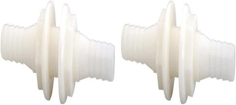 Attwood Corporation 3878-3 3/4" Thru-Hull Connector, 1 Count (Pack of 1) in Saudi Arabia