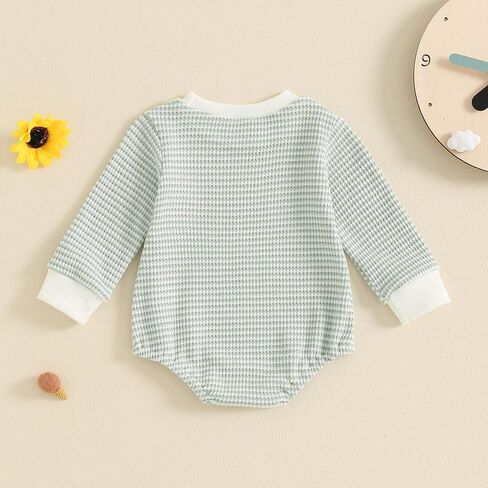 BULINGNA الوليد بيبي بوي الهراء متماسكة رومبير البلوز طويلة الأكمام مخطط ارتداءها نيسيي بذلة الخريف قطعة واحدة الزي in Saudi Arabia
