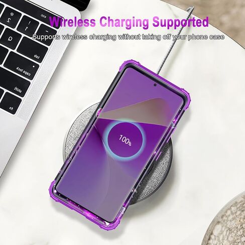 Miqala for Galaxy S22 Ultra 5G Case,Glow in The Dark Three Layer Heavy Duty Shockproof Full Body Protection Hard Plastic Bumper+Soft Silicone Case for Samsung Galaxy S22 Ultra 6.8 inch,Dark Butterfly in Kuwait