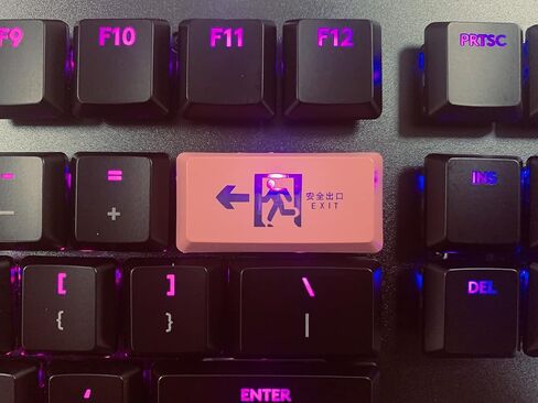 luo Suitable for Logitech G915TKL White Radio Competition Mechanical Keyboard UltraThin RGB Backlit NonSlip Computer Sports keycap G915 Texture Game 13 keycap, Black in Saudi Arabia