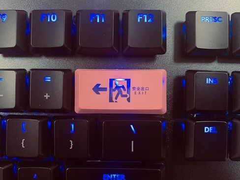 luo Suitable for Logitech G915TKL White Radio Competition Mechanical Keyboard UltraThin RGB Backlit NonSlip Computer Sports keycap G915 Texture Game 13 keycap, Black in Saudi Arabia