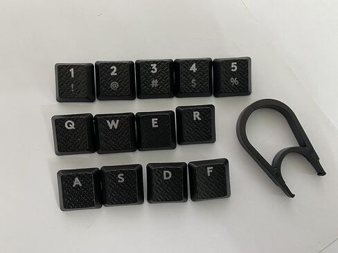 luo Suitable for Logitech G915TKL White Radio Competition Mechanical Keyboard UltraThin RGB Backlit NonSlip Computer Sports keycap G915 Texture Game 13 keycap, Black in Saudi Arabia